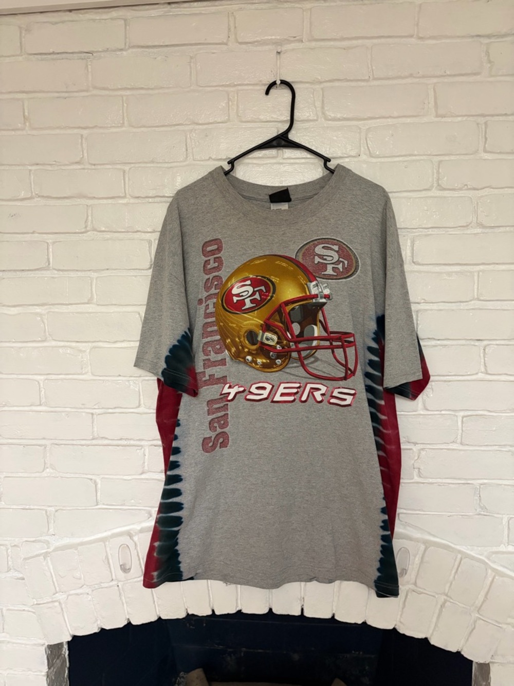 Vintage liquid blue San Francisco 49ers nfl t shirt size 2xl